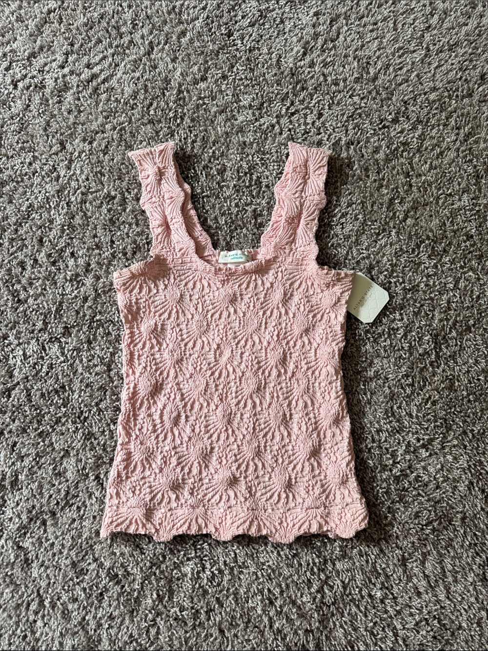 Altar’d State Women's Pink Textured Tank Top - Size M/L - NWT